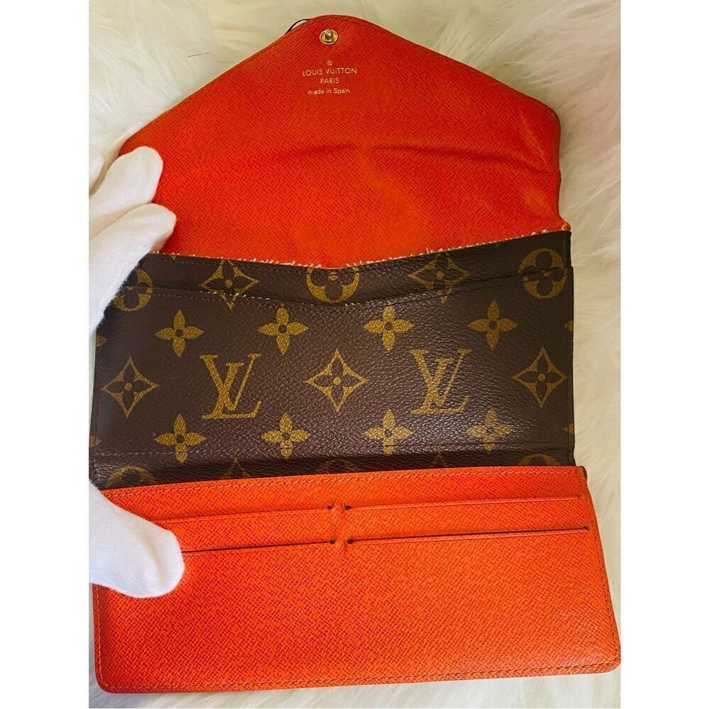 🛍️ Louis Vuitton Authentic Josephine Monogram Canvas Wallet/ On Chain with Box - Picture 12 of 17